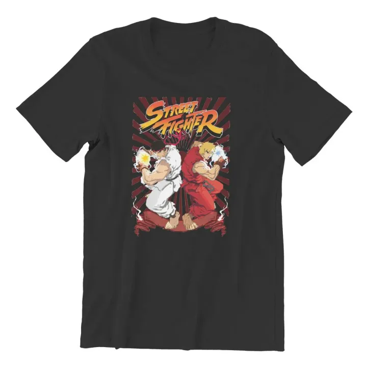 Men%20T-Shirt%20Street%20Fighter%20Ryu%20And%20Ken%20Humor%20Cotton%20Tee%20Shirt%20Short%20Sleeve%20Gamer%20Superhero%20Video%20Games%20T%20Shirts%20Tops%20Gift%20Idea%20-%20Image%202