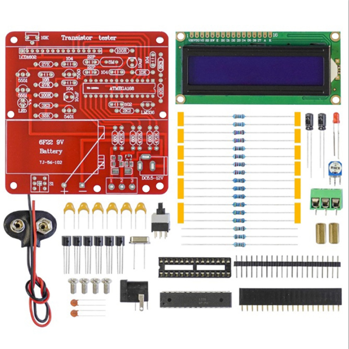 M8 Transistor Tester Multimeter Resistance DIY Welding Assembly Kit