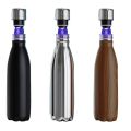 Smart Water Bottle Reminder to Drink Stainless Steel Insulated 500ml Lid button style Uv Self Cleaning Thermal Bottle. 
