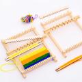 DIY Wooden Loom Knitting Machine Weaving Loom Frame DIY Knitted Toys Wool Weaving Loom Handcraft Household Wooden Knitting Tools.