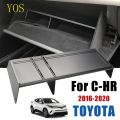 Co-pilot Storage Box Auto Accessories Car Glove Box CHR Interval Tidying Storage Box for TOYOTA C-HR 2016 2017 2018 2019 2020. 