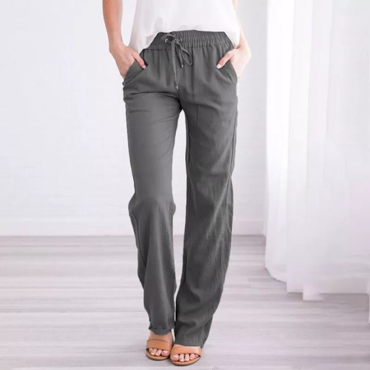 Ladies%20qualityful%20Cotton%20Linen%20Baggy%20Casual%20Pants%20Trousers%20Plus%20Size%20-%20Image%207