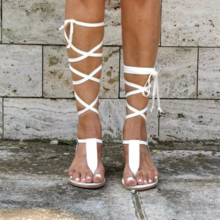 2021%20summer%20new%20foreign%20trade%20sandals%20women's%20ankle%20strap%20clip%20flat%20sole%20plus%20size%20women's%20shoes%20independent%20stand%20European%20and%20American%20sandals%20-%20Image%202