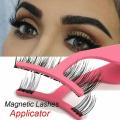 1Pcs Professional Magnetic Eyelashes Extension Applicator Stainless Steel False Eyelashes Curler Tweezer Clip Clamp Makeup Tool.
