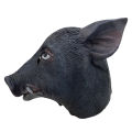 2022 Halloween New Pig Head Mask Horror Animal Head Cover Dance Party Zhu Bajie Spoof Mask Props. 
