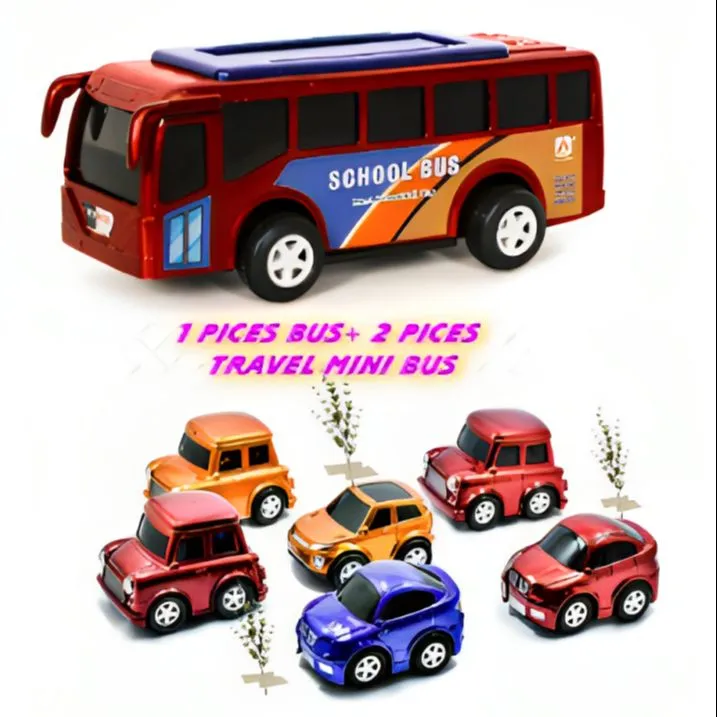 1 pice bus and 2 pices taver mini bus