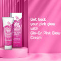 Glo On Pink Glow Cream with American Skin Technology | Enriched with Vitamin C,E, B3 & Glow Boosters| For Bright, Glowing, Spot Less Skin| Sun Protection| All Skin Types| 50 gm. 