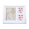 Baby Clay Handprint Footprint Photo Frame Kit For Newborn Girls And Boys Unique Baby Shower Gifts Set For Registry Memorable Keepsake Box Decorations For Room Wall Or Nursery Decor. 