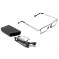 Portable Folding reading glasses for men Metal Round Square Anti Blue Light Eyeglasses men Presbyopia gafas with diopters plus.