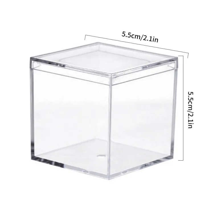 1/3PCS%20Transparent%20Acrylic%20Plastic%20Square%20Cube%20Box%20With%20Lids%20Durable%20Candy%20Box%20Multiple%20Uses%20Transparent%20Case%20Home%20Organizer%20Container%20-%20Image%208