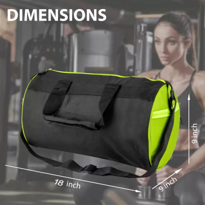 Sports%20and%20Gym%20Bag%20-%2018/9%20inch%20Black%20Color%20Fitness%20Gym%20Bag%20-%20Image%205