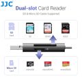 JJC USB 3.0 SD/ MicroSD Memory Card Reader Adapter with USB 2.0 Type-A/ Lightning/ USB 3.0 Type-C Port for iPhone MacBook Laptop.