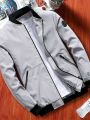 New stylish Ash colour   Winter Bonded Jacket For Men. 