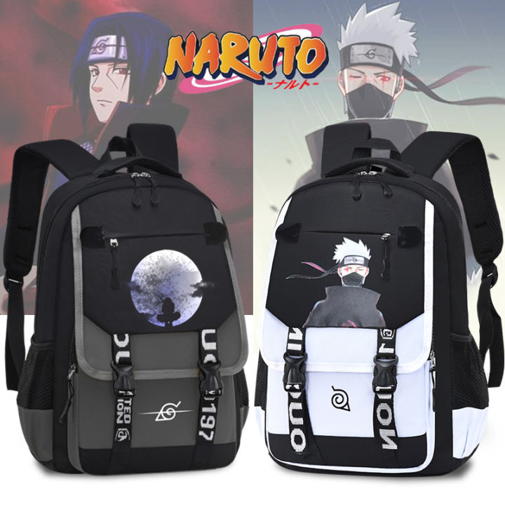 Naruto schoolbag man Kakashi Naruto Uchiha Itachi elementary school junior high school students new anime backpack