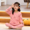 Boys Pajamas Sets Kids Clothes Girls Children's Sleepwear Tops+Pants Long Sleeve Cotton Kids Clothing Sets Homewear Nightwear. 