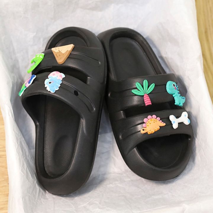 Kids Shoes Girls Slippers Cartoon Dinosaur Eva Shoes Cloud Slides Boys New Fashion Casual Flats Shoes for Girls