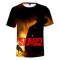 Popular game T-shirt Red Dead Redemption 2 3D print streetwear men women o-neck T shirt hip hop tops causal fashion clothing.