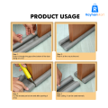 Door Bottom Sealing Strip – EPE Foam Under Door Guard Strip for Dust, Sound & AC | Door Gap Protection.