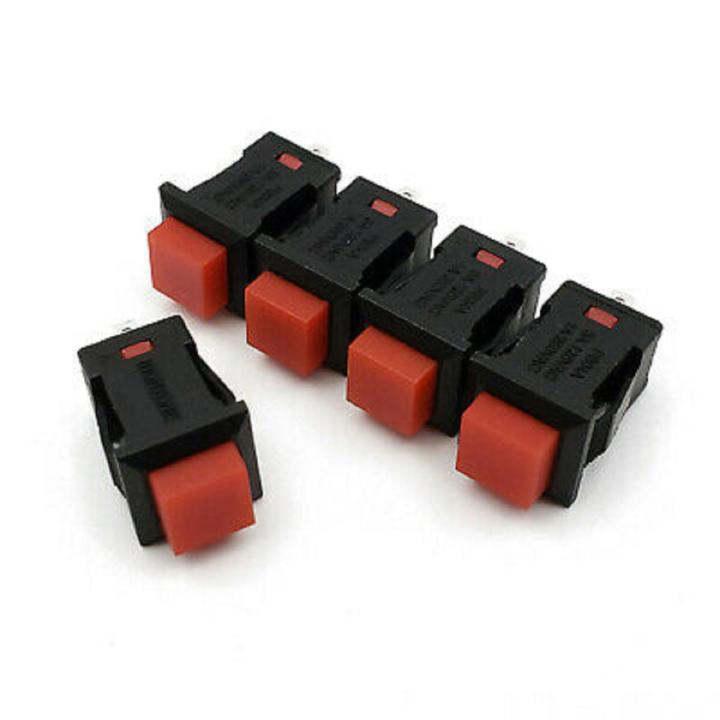 Push Switch 2pin, Red- 5pcs