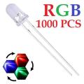 LED RGB 5mm Automatic Color Changing 1000 Pieces. 