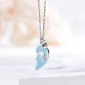 Valentine's Day Jewelry Gift Best Friend Friendship Sister Bestie Bff Broken Heart Bracelet Necklace Jewelry for Women Men. 