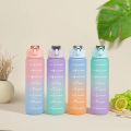 Motivational Sport Water Bottle Leakproof Bottles Drinking Outdoor Travel Portable Water Bottle Gym Fitness Jugs.