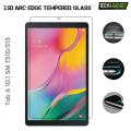 Samsung Galaxy Tab A 2019 Display 10.1 inches SM-T510/T515 Ultra Clear 2.5 Arc Edge Full Covering Premium Tempered Glass Screen Protector for Samsung Galaxy Tab A 2019 SM-T510/T515.