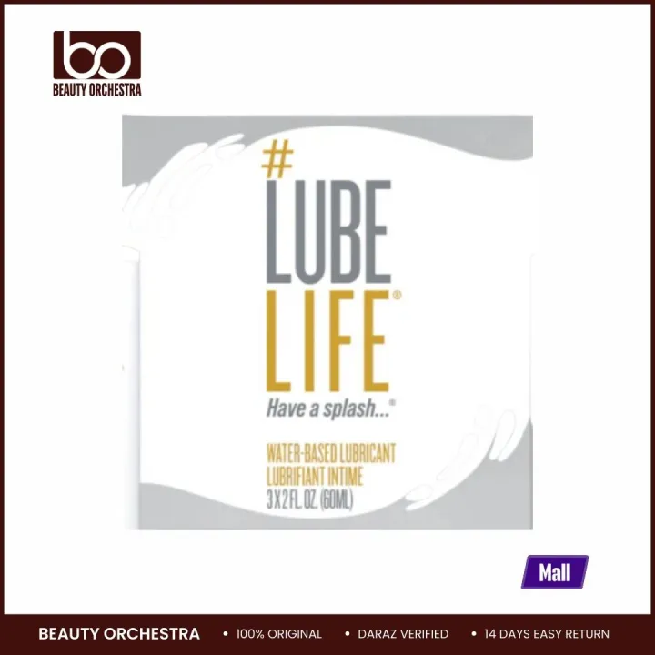 Lube Life WaterBased Personal Lubricant Lube, USA 3 x 2 Fl Oz