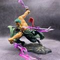 Hot One Piece 10cm Anime Figure GK Roronoa Zoro Three-blade Sa-maximum Manga Anime Statue Action Figure Collection Model Kid Toy. 