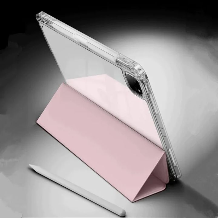 Transparent%20Pencil%20Holder%20Cover%20For%20iPad%20Air%205%20Air%204%203%202%201%20iPad%2010th%209%208%207%206%20th%20Gneration%20Pro%2010.5%2011%20inch%20Soft%20Siliicone%20Case%20-%20Image%203