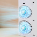 USB Portable Fan Air Cooler with Light Desktop Atomizing Air Conditioner Room Humidifier 3600mAh Use Long Time for Student. 