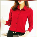 Women's Full Sleeve Formal Shirt Elegant Business Casual Top for Office Wear.