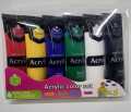 ⭐⭐⭐Keep-Smiling 6 Colors 30ml Professional Acrylic Paint Set. 
