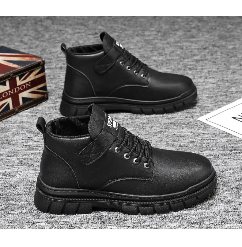 Martin boots men's high-top British style boots outdoor trendy