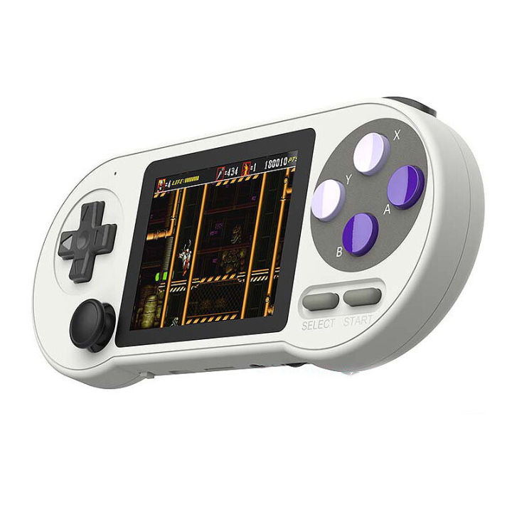 DATA FROG SF2000 Classic Retro Portable Mini S7 Game Console with Joystick 3 inch IPS Handheld Game Console Player Built-in 6000 Games Retro Games Support AV Output