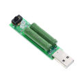 USB Port Mini Discharge Load Resistor Digital Current Voltage Meter Tester 2A/1A With Switch 1A Green Led / 2A Red Led.