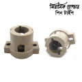 Ceramic Holder Pin Type E22 Base Holder Socket Portable for E22 pin system bulb ceramic holder. 