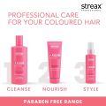 Streax Professional Argan Secrets Colour Protect Shampoo - Enriched With Argan Oil & Uv Filter | Retains Colour Upto 10 Weeks | Paraben-Free Unisex Shampoo | Suitable For All Hair Types | 100Ml.
