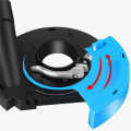ZOROOM 2X 5 Inch Angle Grinder Dust Shroud Cover Tools for Concrete Marble Engineered Stone Grinding Dust Collection.