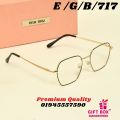 New Men Fashion Eyeglasses Best Reading glasses Classic New Design Transparent glass Best Premium Quality Man Endgame Cutout White -Eyeglass Glass Latest Trends Eye Glass Frame Unisex.