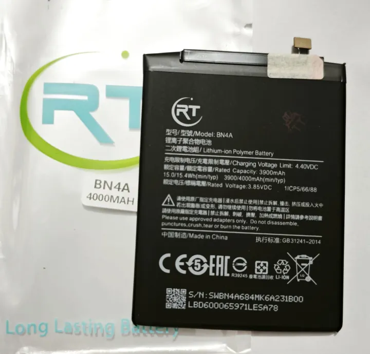 RT%20-%20BN4A%20Phone%20Batteries%20For%20Xiaomi%20Redmi%20Note%207%20Note%207%20Pro%20Redmi%20Note%207S%20Replacement%20Phone%20Battery%20-%20Image%202