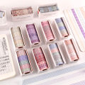 RHS Online 6 Rolls/Set Washi Tape Lattice Decorative Masking Tapes Sticky Paper Tape for Journals Diary DIY Crafts Gift Wrapping.