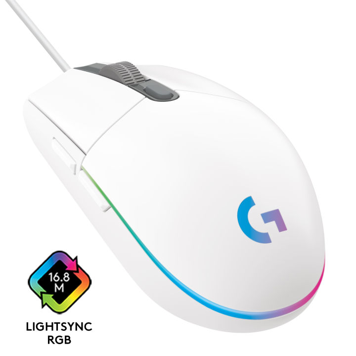 Logitech%20G102%20Light%20Sync%20Gaming%20Mouse%20with%20Customizable%20RGB%20Lighting,%206%20Programmable%20Buttons,%20Gaming%20Grade%20Sensor,%208%20k%20dpi%20Tracking,16.8mn%20Color,%20Light%20Weight%20-%20Image%208