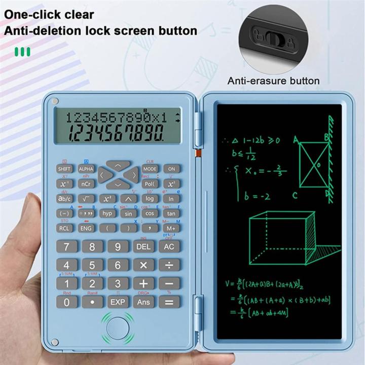 Scientific Calculators, 12Digit LCD Display with Erasable Writing
