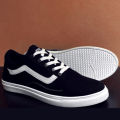 Black Boys' Shoes with Plain Converse - Rubber Sole - Ideal for All-Season Wear - Low Top Sneakers.