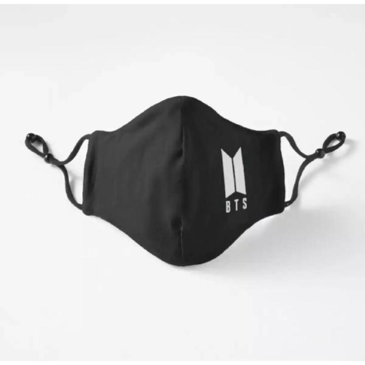 Bts maks/Ruber Printed Face_Maks/4 Layer Face_Maks For Men And Women/Face Loop Face Maks/Washable Maks_Nose Bar