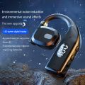 【Hengli jewelry story】(New) Bluetooth business headphone earhook headset wireless sport earphone single earphone.