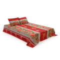 Enhance Your Bedroom with a Double King Size Bed Cotton Blend Fabric Print with Two Pillow Covers of Different Colors - Easy To use and Clean. 