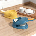 2 In 1 Pitha Maker Dough Pressing Tool Set Dumpling Maker Manual Press Momo Maker Dumpling Skin Mold. 