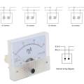 85C1 DC 0-30MA Pointer Ammeter Head Ampere Meter Current Measuring Instrument. 